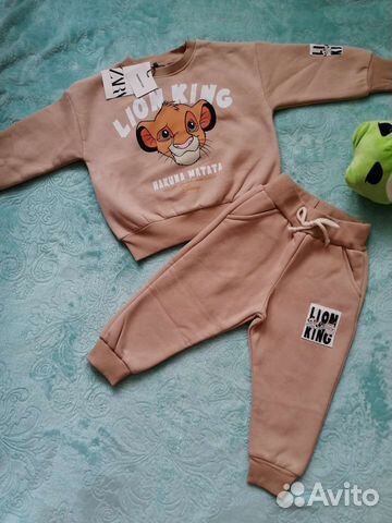 Детский костюм на флисе 92