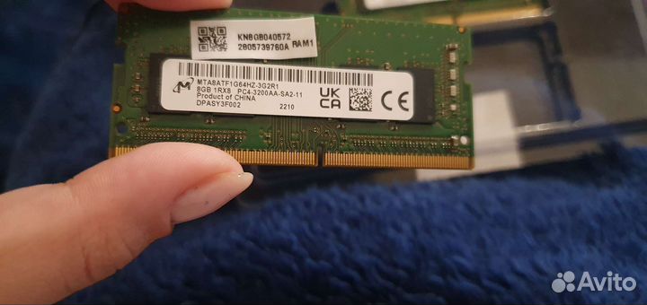 Оперативная память для ноутбука ddr4 8gb 3200