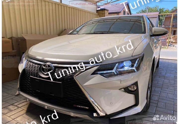 Бампер передний Toyota Camry 50/55 Lexus стиль