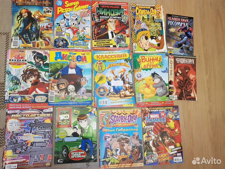 NinjagoLego,Scooby-Doo,Мarvel,Человек Паук,Карточк