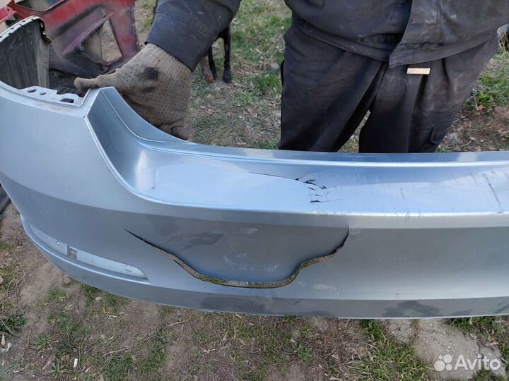 Задний бампер на skoda octavia a7