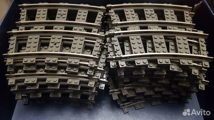 Lego 9v рельсы поворотные