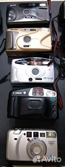 Плёночный фотоаппарат коллекция 15 штук