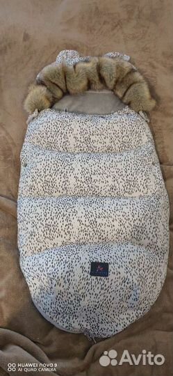 Зимний конверт в коляску