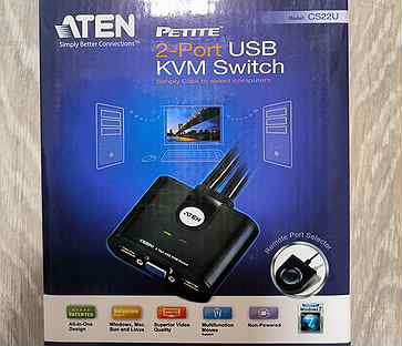 KVM переключатель aten CS22U