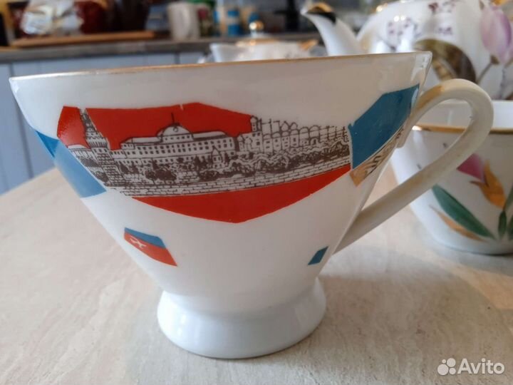 Заварочный чайник чашка молочник