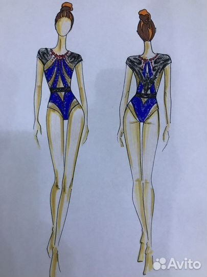 Купальник для художественной гимнастики