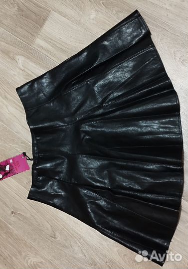 Кожаная юбка