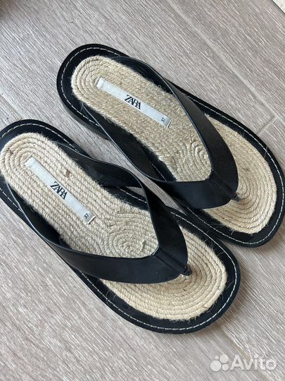 Шлепанцы zara