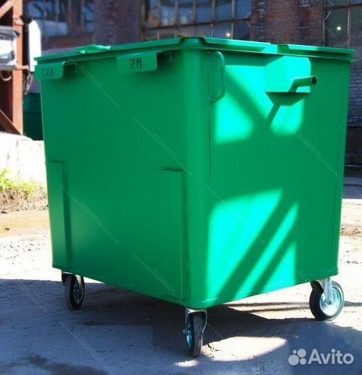 Мусорный евроконтейнер из металла 1,1 м3 Арт 22789