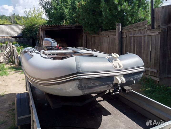 Лодка таймыр-340 люкс +Мотор mikatsu 9.9