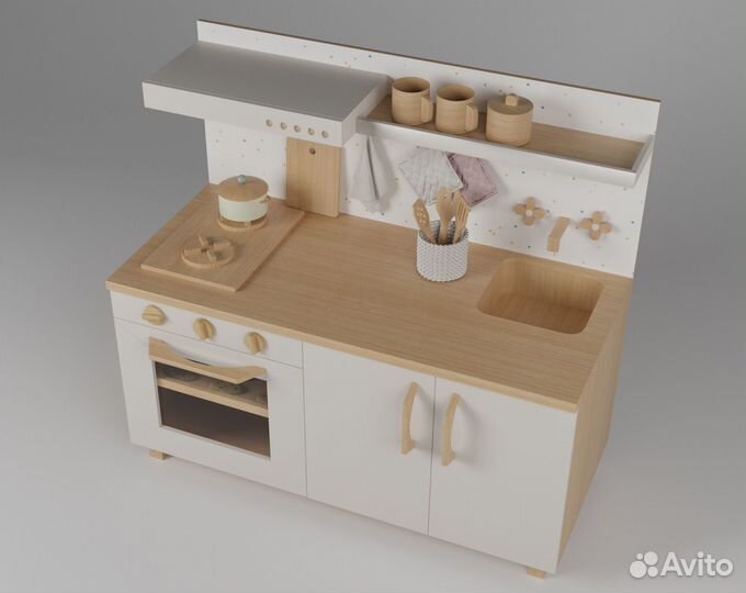 Детская деревянная кухня