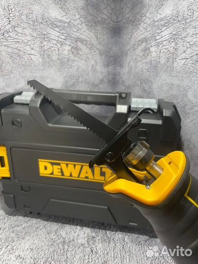 Мощная аккумуляторная сабельная пила dewalt 24в