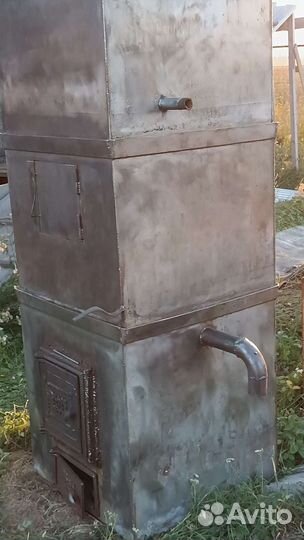 Печка для бани с отоплением