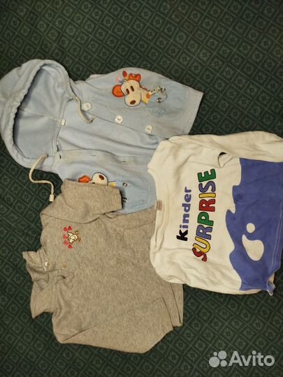 Пакет вещей на мальчика 80 размер