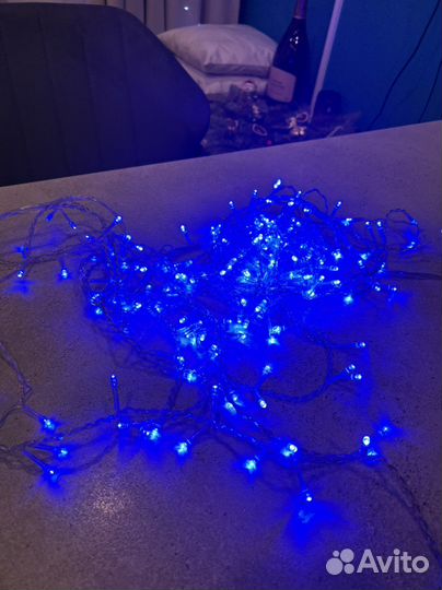 Гирлянда новогодняя дождик на окно