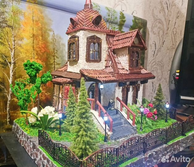 Дом в викторианском стиле, диорама