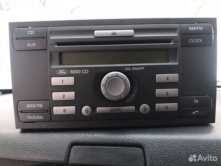 Магнитола оригинальная на Форд 6000cd