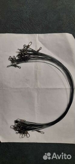 Леска, поводоки и крючки