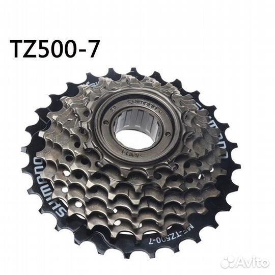 Трещотка 7 скоростей shimano TZ500-7