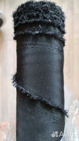 Креп сатин черный