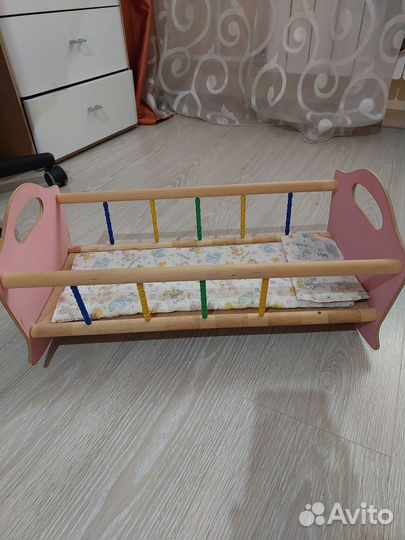 Детская кроватка игрушка качалка