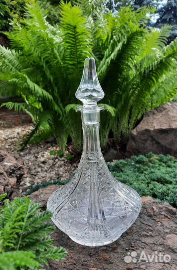 Графин штоф хрустальный. Винтаж СССР