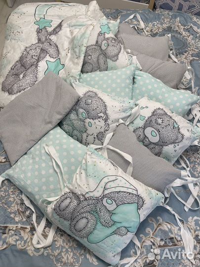 Бортики в детскую кроватку бу