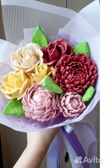 Зефирные цветы