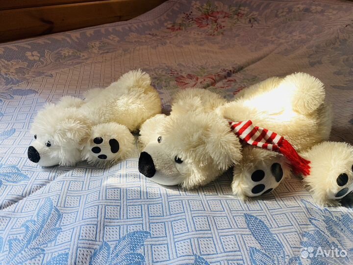 Плюшевый медведь белый умка Wellesley