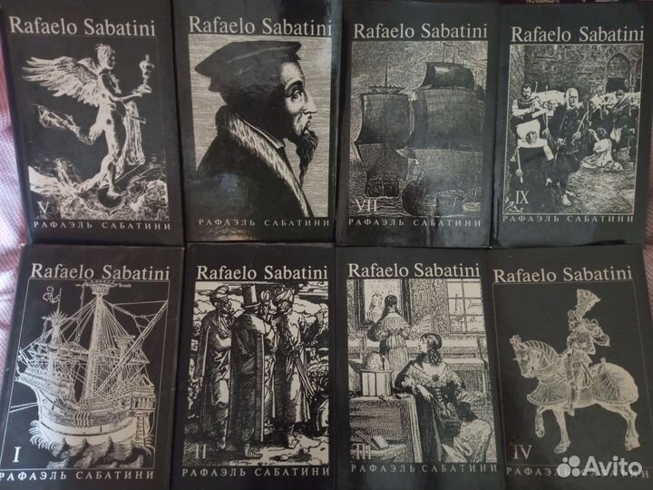 Собрание в восьми 8 томах Рафаэль Сабатини