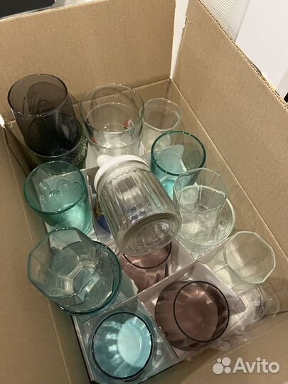 Стаканы стеклянные