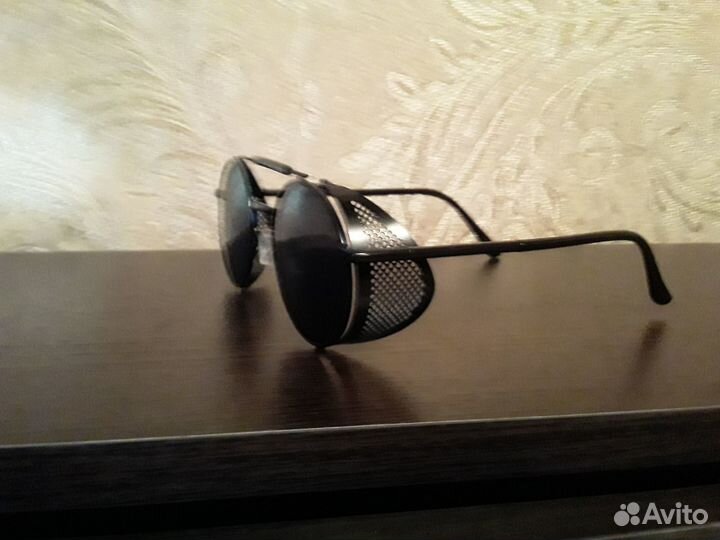 Солнцезащитные очки в стиле стимпанк со шторками