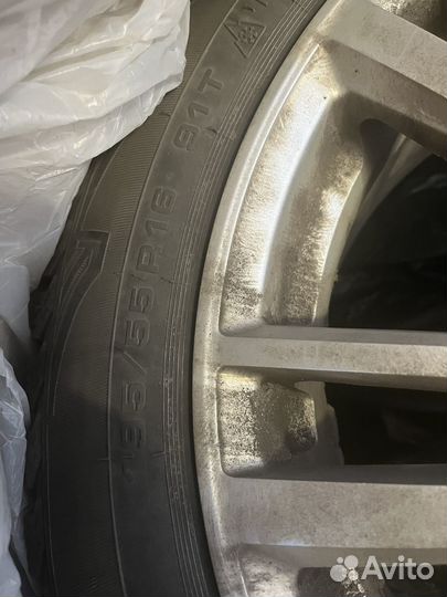 R16 Cordiant Snow Cross 195/55, PCD 4x100 DIA 54.1