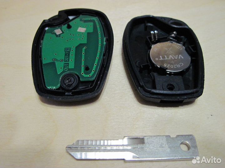 Renault Logan чип ключ 2 кнопки