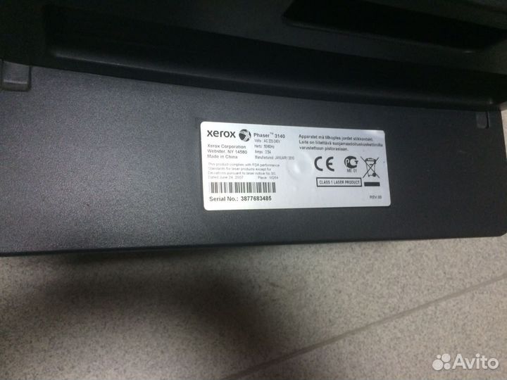 Принтер xerox phaser 3140