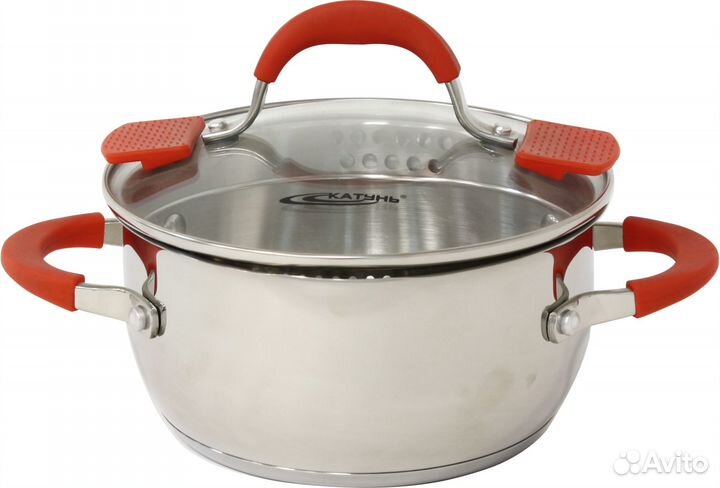 Кастрюля нерж. аврора 2,2л Катунь
