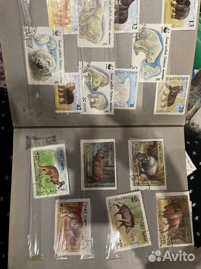 Альбом с почтовыми марками