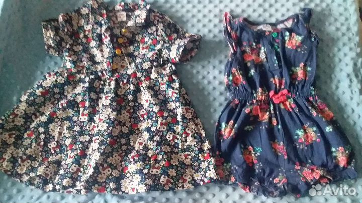 Вещи и обувь пакетом на девочку 80 см