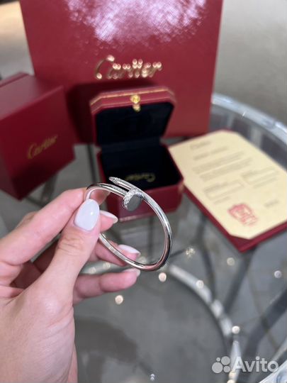 Браслет cartier гвоздь средний