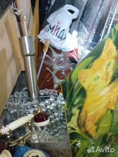 Хрустальная люстра СССР винтажная