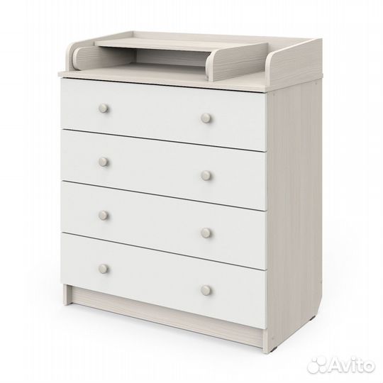Комод пеленальный Сириус-2 80/4 лдсп Бодега св/Бел