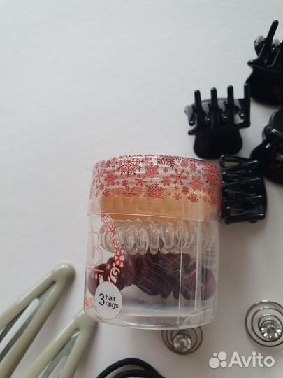 Заколки крабики резинки для волос