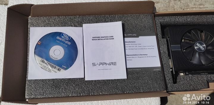 Продаю видеокарту RX580 8G