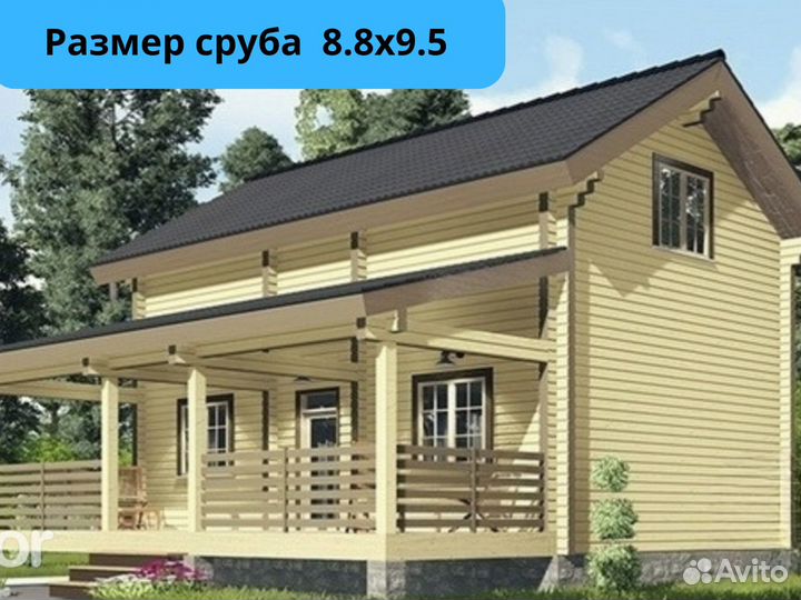 Срубы из профилированного бруса