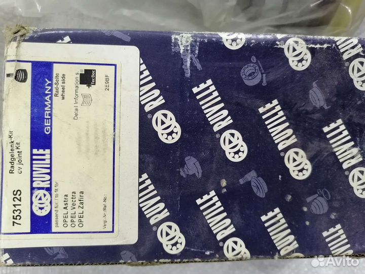 Наружный шрус новый Opel Astra, Vectra, Zafira