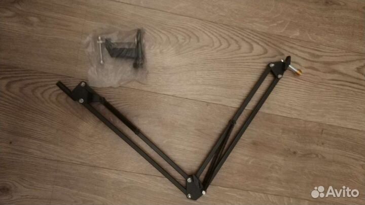 Микрофонный Набор. Стойка, Поп-фильтр, Паук