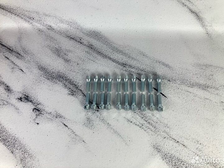 Болт колёсный М14x1.5x40 цинк конус, ключ 17