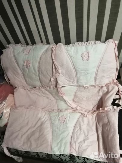 Бортики для детской кроватки