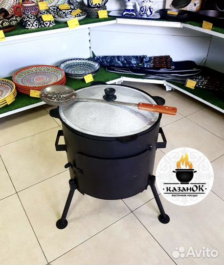 Казан чугунный 8 литров